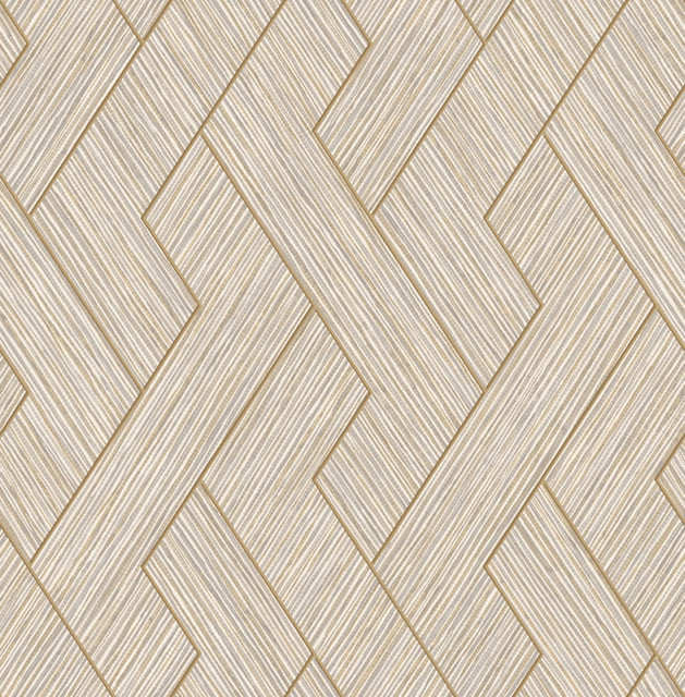 Ember Taupe Geometric Basketweave Wallpaper by Advantage Designer Fusion Covers about 56.4 square feet 20.5-in by 33-ft long roll Unpasted 20.9 - Swanky Fabrics - Ember Taupe Geometric Basketweave Wallpaper by Advantage Designer Fusion Covers about 56.4 square feet 20.5-in by 33-ft long roll Unpasted 20.9 - Swanky Fabrics -