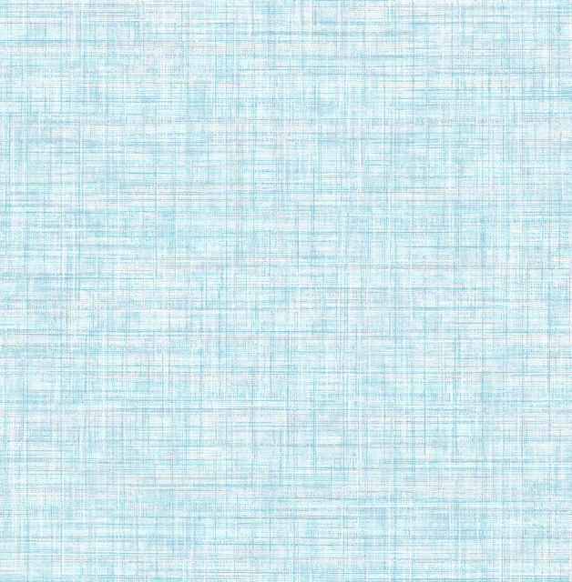 Mendocino Blue Linen Wallpaper by A-Street Prints Designer Folklore Covers about 56.4 square feet 20.5-in by 33-ft long roll Unpasted 0 - Swanky Fabrics -