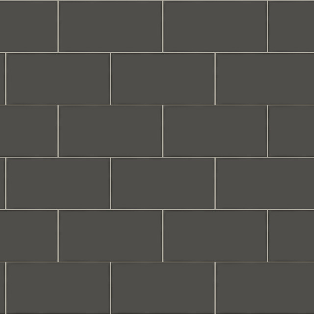Freedom Black Subway Tile Wallpaper by Chesapeake Designer Farmhouse Covers about 56.4 square feet 20.5-in by 33-ft long roll Prepasted 20.9 - Swanky Fabrics - Freedom Black Subway Tile Wallpaper by Chesapeake Designer Farmhouse Covers about 56.4 square feet 20.5-in by 33-ft long roll Prepasted 20.9 - Swanky Fabrics -