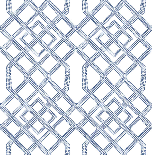 Traverse Blue Trellis Wallpaper by A-Street Prints Designer Equinox Covers about 56.4 square feet 20.5-in by 33-ft long roll Unpasted 20.9 - Swanky Fabrics - Traverse Blue Trellis Wallpaper by A-Street Prints Designer Equinox Covers about 56.4 square feet 20.5-in by 33-ft long roll Unpasted 20.9 - Swanky Fabrics -