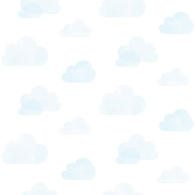 Irie Blue Clouds Wallpaper by Chesapeake Designer Fable Covers about 57.5 square feet 20.9-in by 33-ft long roll Unpasted 10.4 - Swanky Fabrics - Irie Blue Clouds Wallpaper by Chesapeake Designer Fable Covers about 57.5 square feet 20.9-in by 33-ft long roll Unpasted 10.4 - Swanky Fabrics -