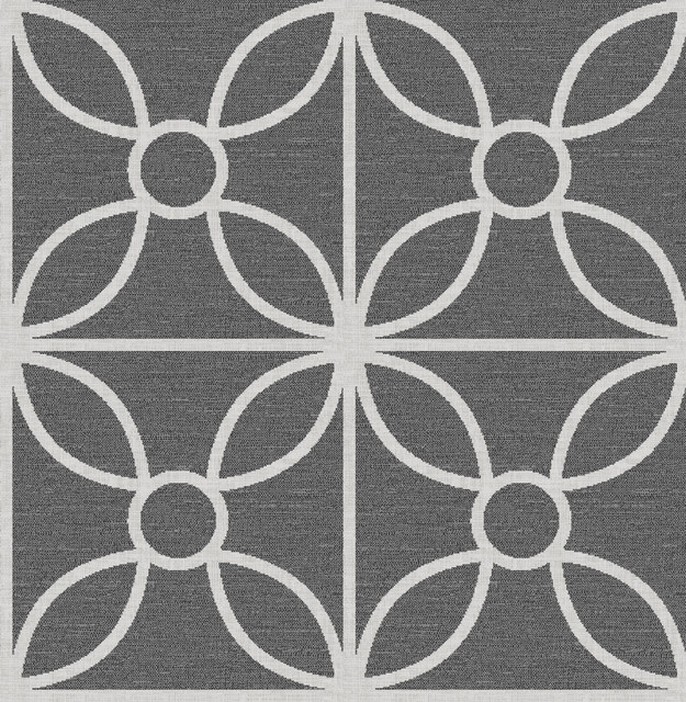 Savvy Black Geometric Wallpaper by A-Street Prints Designer Eclipse Covers about 56.4 square feet 20.5-in by 33-ft long roll Unpasted 10.4 - Swanky Fabrics - Savvy Black Geometric Wallpaper by A-Street Prints Designer Eclipse Covers about 56.4 square feet 20.5-in by 33-ft long roll Unpasted 10.4 - Swanky Fabrics -
