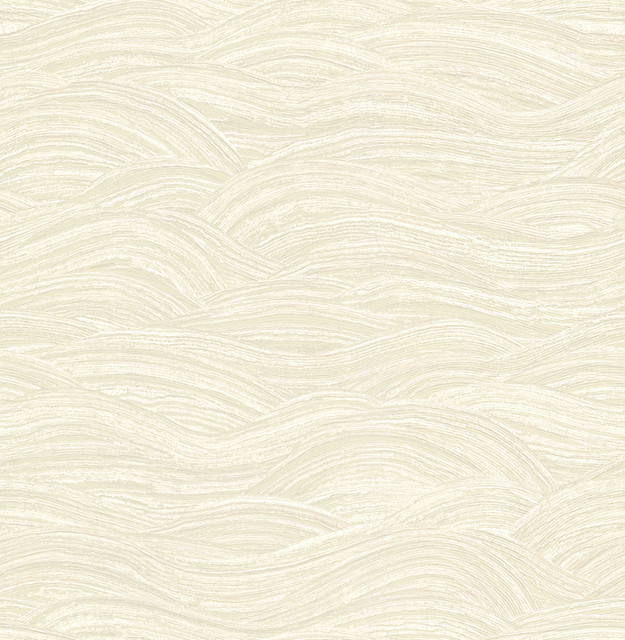 Leith Cream Zen Waves Wallpaper by A-Street Prints Designer Dimensions Covers about 57.5 square feet 20.9-in by 33-ft long roll Unpasted 20.9 - Swanky Fabrics - Leith Cream Zen Waves Wallpaper by A-Street Prints Designer Dimensions Covers about 57.5 square feet 20.9-in by 33-ft long roll Unpasted 20.9 - Swanky Fabrics -
