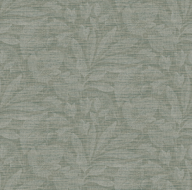 Lei Jade Etched Leaves Wallpaper by A-Street Prints Designer Dimensions Covers about 60.8 square feet 27-in by 27-ft long roll Unpasted 27 - Swanky Fabrics - Lei Jade Etched Leaves Wallpaper by A-Street Prints Designer Dimensions Covers about 60.8 square feet 27-in by 27-ft long roll Unpasted 27 - Swanky Fabrics -