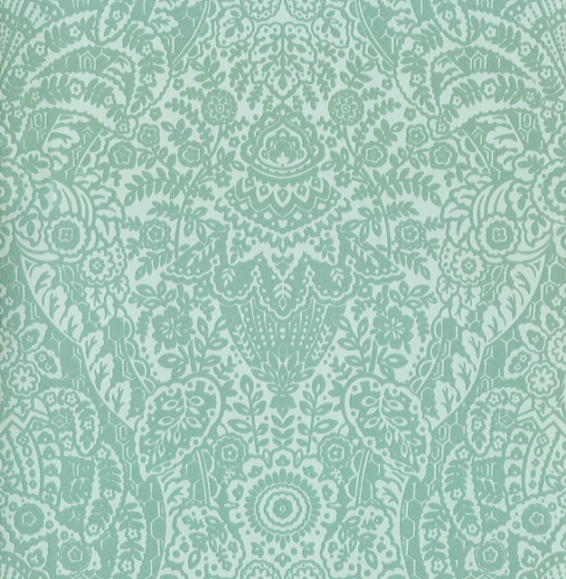 Maris Mint Flock Damask Wallpaper by A-Street Prints Designer Daylight Covers about 56.4 square feet 20.5-in by 33-ft long roll Unpasted 21 - Swanky Fabrics - Maris Mint Flock Damask Wallpaper by A-Street Prints Designer Daylight Covers about 56.4 square feet 20.5-in by 33-ft long roll Unpasted 21 - Swanky Fabrics -