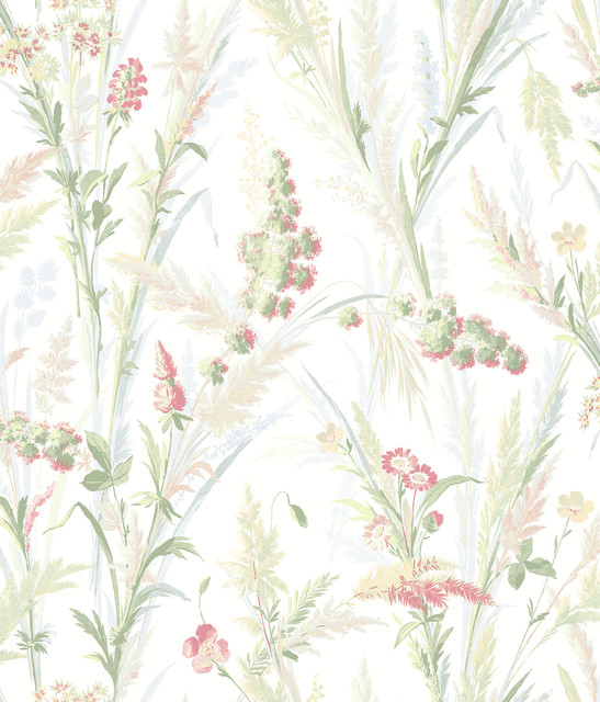 Hillaire Green Meadow Wallpaper by Chesapeake Designer Delphine Covers about 56.4 square feet 20.5-in by 33-ft long roll Prepasted 24 - Swanky Fabrics - Hillaire Green Meadow Wallpaper by Chesapeake Designer Delphine Covers about 56.4 square feet 20.5-in by 33-ft long roll Prepasted 24 - Swanky Fabrics -