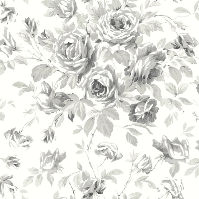 Manon Charcoal Rose Stitch Wallpaper by Chesapeake Designer Delphine Covers about 56.4 square feet 20.5-in by 33-ft long roll Prepasted 20.5 - Swanky Fabrics - Manon Charcoal Rose Stitch Wallpaper by Chesapeake Designer Delphine Covers about 56.4 square feet 20.5-in by 33-ft long roll Prepasted 20.5 - Swanky Fabrics -