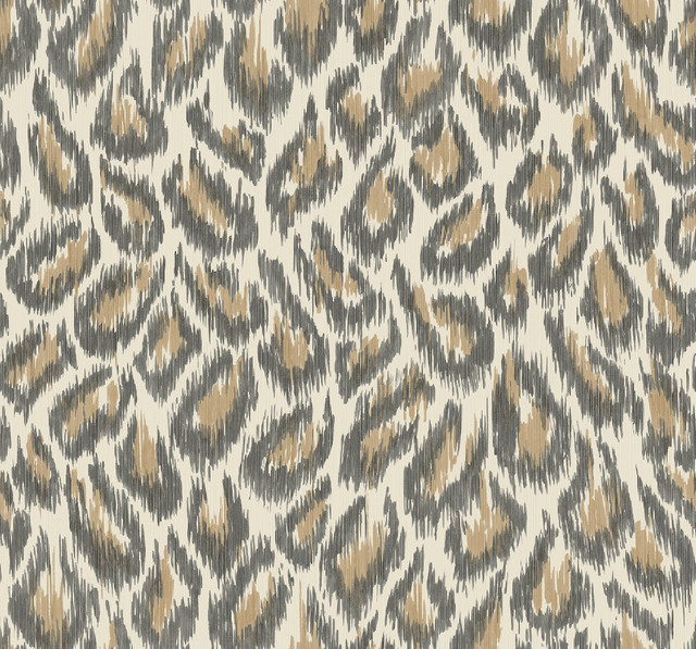 Electra Bronze Leopard Spot String Wallpaper by A-Street Prints Designer Daylight Covers about 60.8 square feet 27-in by 27-ft long roll Unpasted 25.25 - Swanky Fabrics -