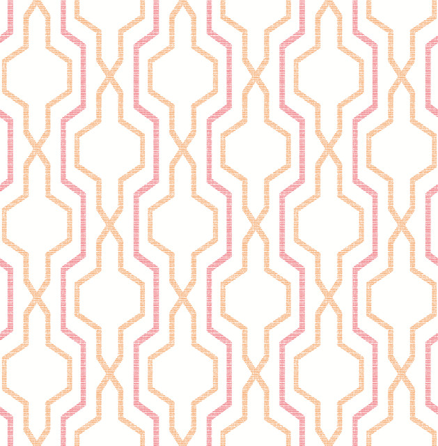 Rion Orange Trellis Wallpaper by A-Street Prints Designer Daylight Covers about 56.4 square feet 20.5-in by 33-ft long roll Unpasted 21 - Swanky Fabrics - Rion Orange Trellis Wallpaper by A-Street Prints Designer Daylight Covers about 56.4 square feet 20.5-in by 33-ft long roll Unpasted 21 - Swanky Fabrics -
