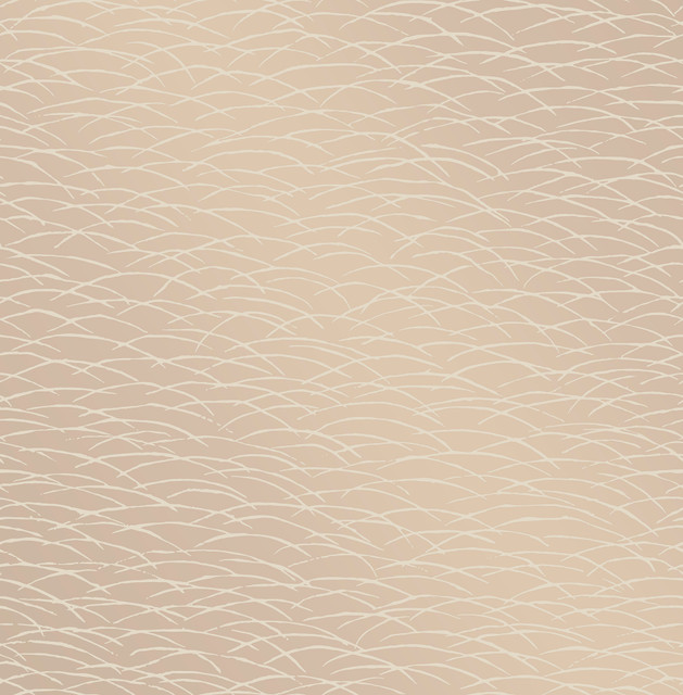Hono Beige Abstract Wave Wallpaper by A-Street Prints Designer Conran's Plain Simple Useful Covers about 56.4 square feet 20.5-in by 33-ft long roll Unpasted 20.9 - Swanky Fabrics -