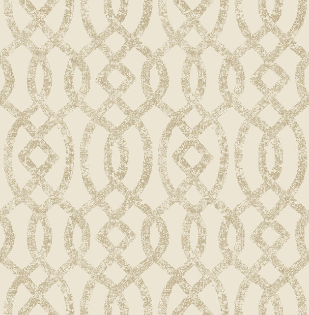 Ethereal Bronze Trellis Wallpaper by A-Street Prints Designer Celadon Covers about 56.4 square feet 20.5-in by 33-ft long roll Unpasted 20.9 - Swanky Fabrics -