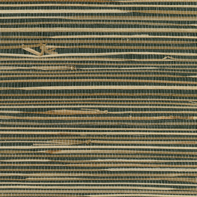 Anhui Black Grasscloth Wallpaper by Kenneth James Designer Canton Road Covers about 72 square feet 36-in by 24-ft long roll Unpasted 0 - Swanky Fabrics - Anhui Black Grasscloth Wallpaper by Kenneth James Designer Canton Road Covers about 72 square feet 36-in by 24-ft long roll Unpasted 0 - Swanky Fabrics -