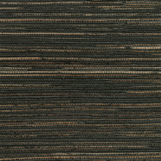 Shandong Charcoal Ramie Grasscloth Wallpaper by Kenneth James Designer Canton Road Covers about 72 square feet 36-in by 24-ft long roll Unpasted 0 - Swanky Fabrics - Shandong Charcoal Ramie Grasscloth Wallpaper by Kenneth James Designer Canton Road Covers about 72 square feet 36-in by 24-ft long roll Unpasted 0 - Swanky Fabrics -