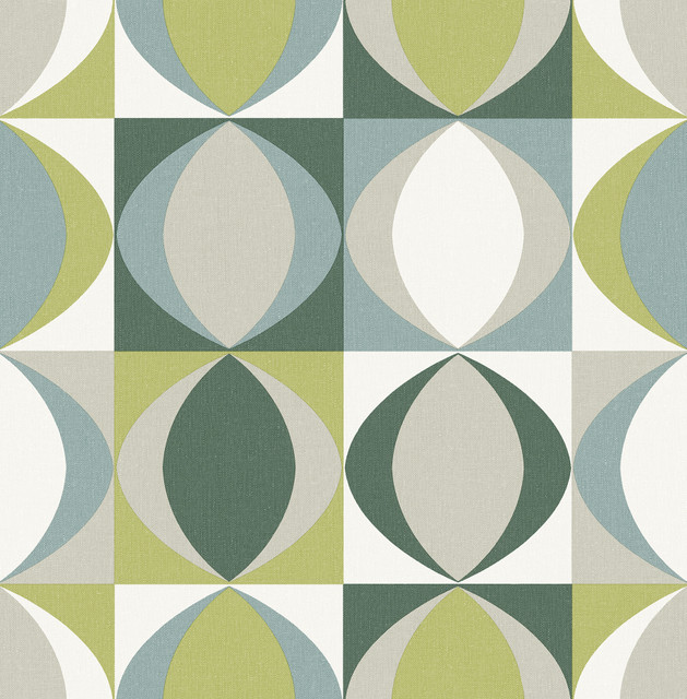 Archer Green Linen Geometric Wallpaper by A-Street Prints Designer BlueBell Covers about 56.4 square feet 20.5-in by 33-ft long roll Unpasted 20.9 - Swanky Fabrics - Archer Green Linen Geometric Wallpaper by A-Street Prints Designer BlueBell Covers about 56.4 square feet 20.5-in by 33-ft long roll Unpasted 20.9 - Swanky Fabrics -