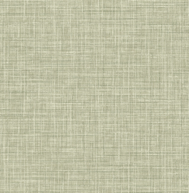 Tuckernuck Green Linen Wallpaper by A-Street Prints Designer Annelie Covers about 56.4 square feet 20.5-in by 33-ft long roll Unpasted 0 - Swanky Fabrics - Tuckernuck Green Linen Wallpaper by A-Street Prints Designer Annelie Covers about 56.4 square feet 20.5-in by 33-ft long roll Unpasted 0 - Swanky Fabrics -