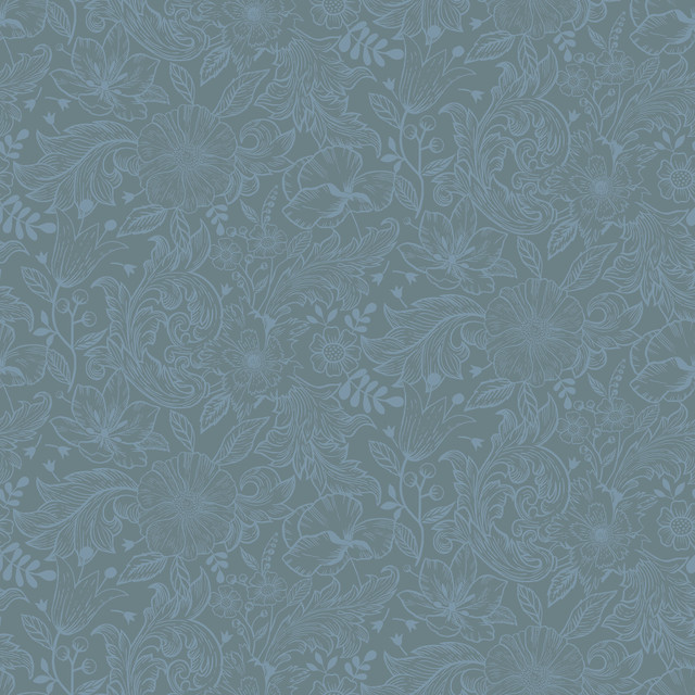 Wilma Blue Block Print Wallpaper by A-Street Prints Designer Annelie Covers about 57.5 square feet 20.9-in by 33-ft long roll Unpasted 10.4 - Swanky Fabrics - Wilma Blue Block Print Wallpaper by A-Street Prints Designer Annelie Covers about 57.5 square feet 20.9-in by 33-ft long roll Unpasted 10.4 - Swanky Fabrics -