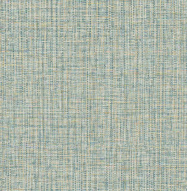 Rattan Teal Woven Wallpaper by A-Street Prints Designer Alchemy Covers about 56.4 square feet 20.5-in by 33-ft long roll Unpasted 20.9 - Swanky Fabrics - Rattan Teal Woven Wallpaper by A-Street Prints Designer Alchemy Covers about 56.4 square feet 20.5-in by 33-ft long roll Unpasted 20.9 - Swanky Fabrics -