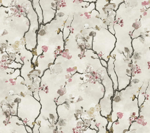 Avril Chinoiserie Rose Wallpaper by Lemieux et Cie Designer Lemieux et Cie Signature Covers about 60.8 square feet 27-in by 27-ft long roll Unpasted 24 - Swanky Fabrics - Avril Chinoiserie Rose Wallpaper by Lemieux et Cie Designer Lemieux et Cie Signature Covers about 60.8 square feet 27-in by 27-ft long roll Unpasted 24 - Swanky Fabrics -