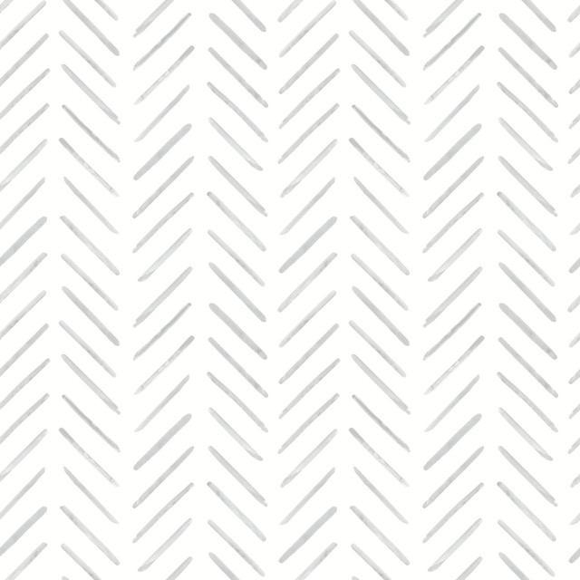 Painted Herringbone Grey Wallpaper by Inspired by Color Designer Beige & Neutrals Covers about 56.4 square feet 20.5-in by 33-ft long roll Prepasted 20.5 - Swanky Fabrics - Painted Herringbone Grey Wallpaper by Inspired by Color Designer Beige & Neutrals Covers about 56.4 square feet 20.5-in by 33-ft long roll Prepasted 20.5 - Swanky Fabrics -