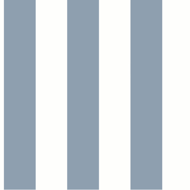 Awning Stripe Blue Wallpaper by York Wallcoverings Designer Water's Edge Resource Library Covers about 56.4 square feet 20.5-in by 33-ft long roll Prepasted 0 - Swanky Fabrics - Awning Stripe Blue Wallpaper by York Wallcoverings Designer Water's Edge Resource Library Covers about 56.4 square feet 20.5-in by 33-ft long roll Prepasted 0 - Swanky Fabrics -