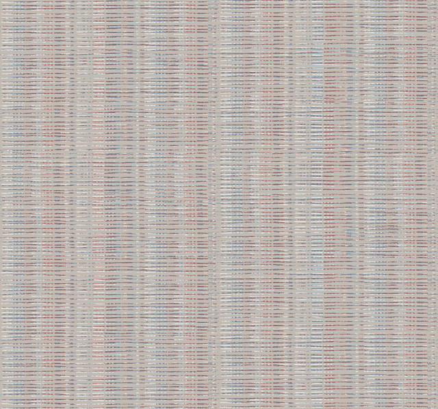 Red & Blue Broken Boucle Stripe Wallpaper by York Wallcoverings Designer Stripes Resource Library Covers about 60.8 square feet 27-in by 27-ft long roll Prepasted 25.25 - Swanky Fabrics - Red & Blue Broken Boucle Stripe Wallpaper by York Wallcoverings Designer Stripes Resource Library Covers about 60.8 square feet 27-in by 27-ft long roll Prepasted 25.25 - Swanky Fabrics -