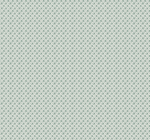 Green Wicker Weave Wallpaper by York Wallcoverings Designer Small Prints Resource Library Covers about 60.8 square feet 27-in by 27-ft long roll Unpasted 25.25 - Swanky Fabrics -