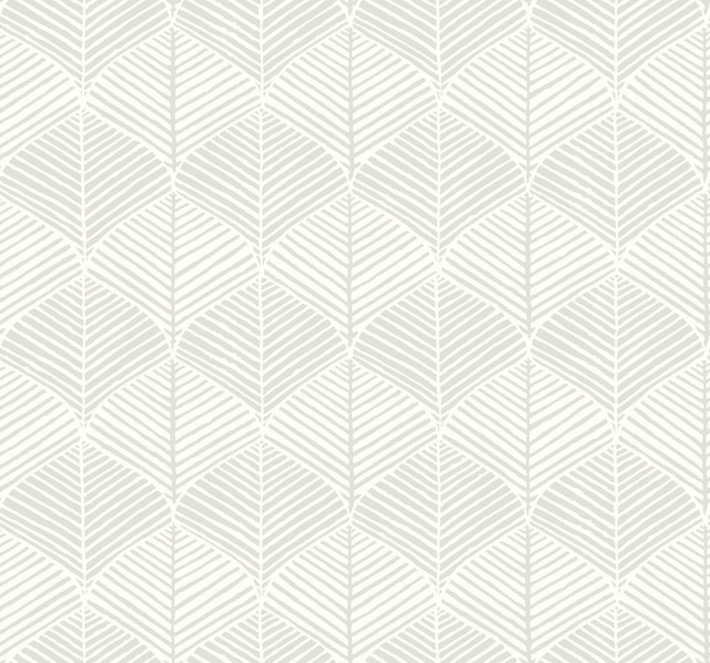 Palm Thatch White & Grey Wallpaper by Inspired by Color Designer Beige & Neutrals Covers about 60.8 square feet 27-in by 27-ft long roll Prepasted 25.25 - Swanky Fabrics - Palm Thatch White & Grey Wallpaper by Inspired by Color Designer Beige & Neutrals Covers about 60.8 square feet 27-in by 27-ft long roll Prepasted 25.25 - Swanky Fabrics -