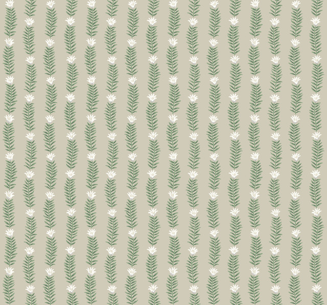 Eden Beige & Green Wallpaper by Rifle Paper Co. Designer Rifle Paper Co. Second Edition Covers about 60.8 square feet 27-in by 27-ft long roll Unpasted 25.25 - Swanky Fabrics - Eden Beige & Green Wallpaper by Rifle Paper Co. Designer Rifle Paper Co. Second Edition Covers about 60.8 square feet 27-in by 27-ft long roll Unpasted 25.25 - Swanky Fabrics -