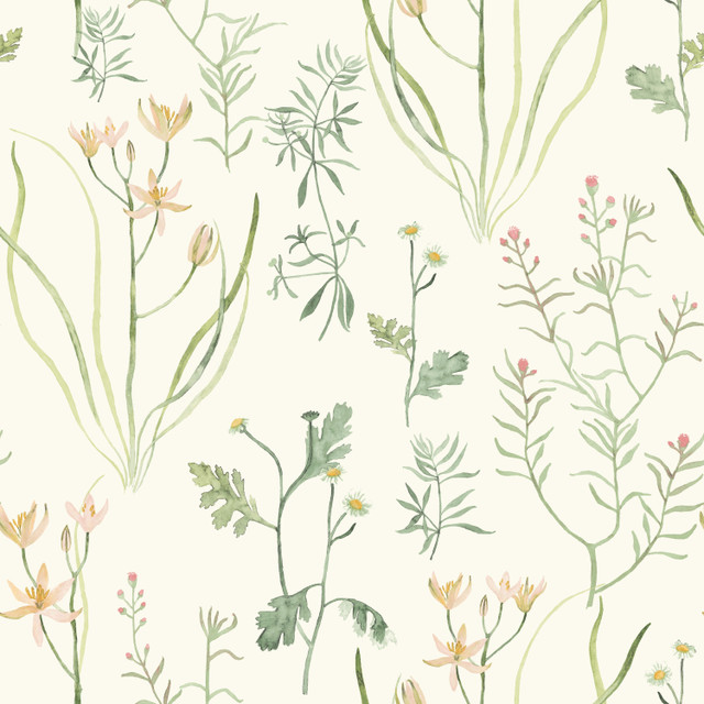Alpine Botanical White Wallpaper by York Wallcoverings Designer Earthy Tones Covers about 56.4 square feet 20.5-in by 33-ft long roll Prepasted 20.5 - Swanky Fabrics - Alpine Botanical White Wallpaper by York Wallcoverings Designer Earthy Tones Covers about 56.4 square feet 20.5-in by 33-ft long roll Prepasted 20.5 - Swanky Fabrics -