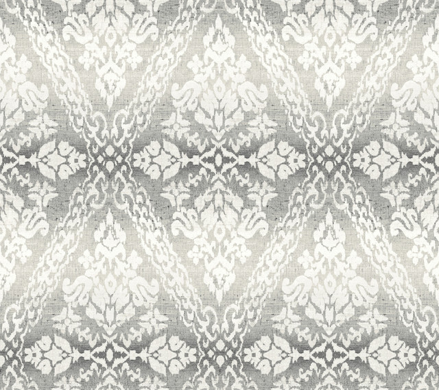 Tudor Diamond Damask Black Wallpaper by York Wallcoverings Designer Damask Resource Library Covers about 60.8 square feet 27-in by 27-ft long roll Prepasted 24 - Swanky Fabrics - Tudor Diamond Damask Black Wallpaper by York Wallcoverings Designer Damask Resource Library Covers about 60.8 square feet 27-in by 27-ft long roll Prepasted 24 - Swanky Fabrics -