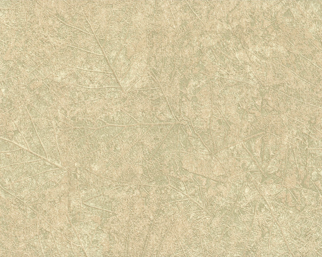 Tossed Leaves Beige Wallpaper by 750 Home Designer Color Library II Covers about 57.8 square feet 21-in by 33-ft long roll Unpasted 21 - Swanky Fabrics -