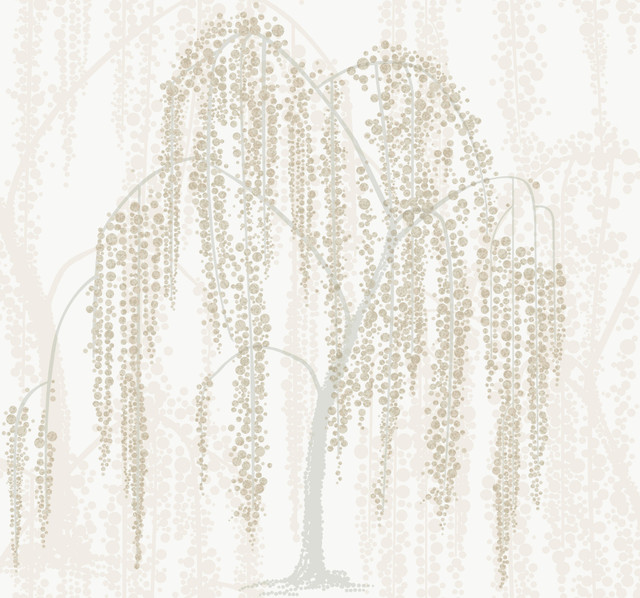 Willow Glow Neutral Wallpaper by Candice Olson Designer Candice Olson After 8 Covers about 60.8 square feet 27-in by 27-ft long roll Unpasted 25.25 - Swanky Fabrics - Willow Glow Neutral Wallpaper by Candice Olson Designer Candice Olson After 8 Covers about 60.8 square feet 27-in by 27-ft long roll Unpasted 25.25 - Swanky Fabrics -
