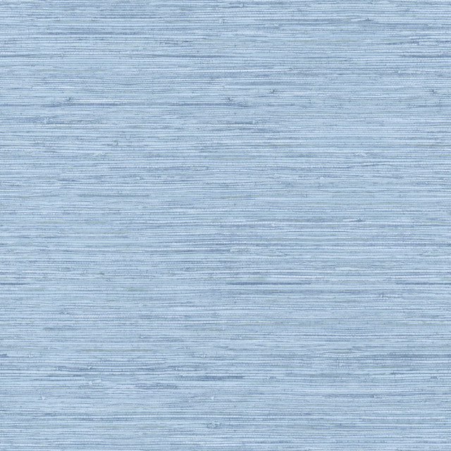 Horizontal Grasscloth Light Blue Wallpaper by York Wallcoverings Designer Ashford Tropics Covers about 56.4 square feet 20.5-in by 33-ft long roll Prepasted 20.5 - Swanky Fabrics - Horizontal Grasscloth Light Blue Wallpaper by York Wallcoverings Designer Ashford Tropics Covers about 56.4 square feet 20.5-in by 33-ft long roll Prepasted 20.5 - Swanky Fabrics -