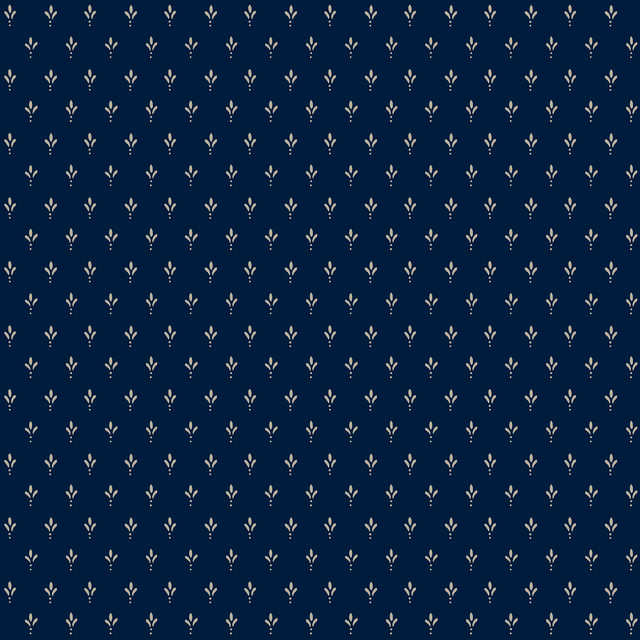 Charm Navy Wallpaper by Magnolia Home Designer Magnolia Home 4 Covers about 56.4 square feet 20.5-in by 33-ft long roll Prepasted 20.5 - Swanky Fabrics -