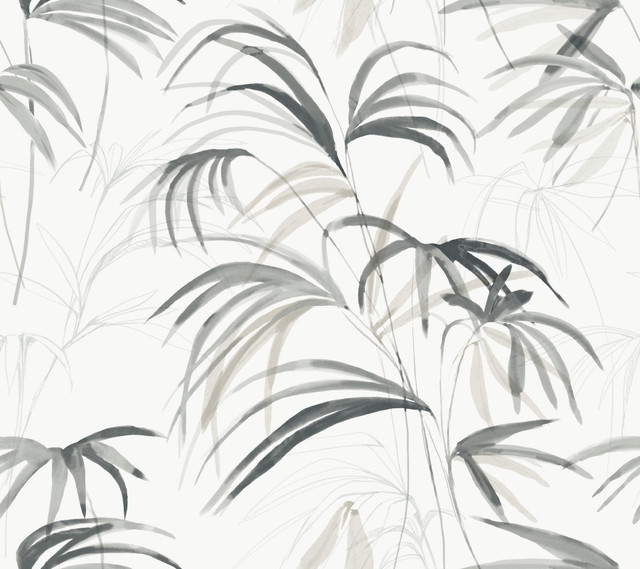 Inky Black Palms Wallpaper by Candice Olson Designer Natural Discovery Covers about 60.8 square feet 27-in by 27-ft long roll Unpasted 24 - Swanky Fabrics - Inky Black Palms Wallpaper by Candice Olson Designer Natural Discovery Covers about 60.8 square feet 27-in by 27-ft long roll Unpasted 24 - Swanky Fabrics -