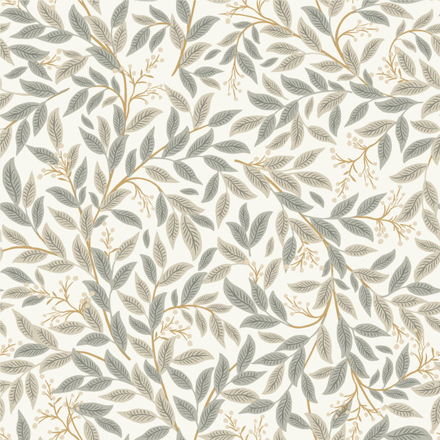 Willowberry Linen Wallpaper by Rifle Paper Co. Designer Rifle Paper Co. 3rd Edition Covers about 56.4 square feet 20.5-in by 33-ft long roll Unpasted 20.5 - Swanky Fabrics - Willowberry Linen Wallpaper by Rifle Paper Co. Designer Rifle Paper Co. 3rd Edition Covers about 56.4 square feet 20.5-in by 33-ft long roll Unpasted 20.5 - Swanky Fabrics -