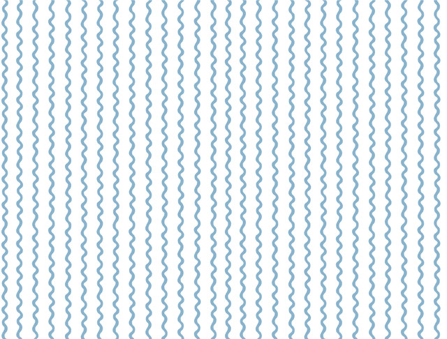 Rickrack Blue Wallpaper by Rifle Paper Co. Designer Rifle Paper Co. 3rd Edition Covers about 60.8 square feet 27-in by 27-ft long roll Unpasted 20.5 - Swanky Fabrics - Rickrack Blue Wallpaper by Rifle Paper Co. Designer Rifle Paper Co. 3rd Edition Covers about 60.8 square feet 27-in by 27-ft long roll Unpasted 20.5 - Swanky Fabrics -