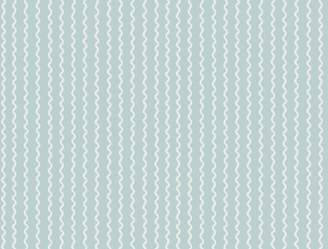 Rickrack Light Blue Wallpaper by Rifle Paper Co. Designer Rifle Paper Co. 3rd Edition Covers about 60.8 square feet 27-in by 27-ft long roll Unpasted 20.5 - Swanky Fabrics -