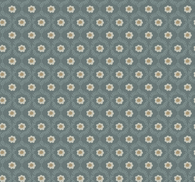 Emma Slate Wallpaper by Rifle Paper Co. Designer Rifle Paper Co. 3rd Edition Covers about 60.8 square feet 27-in by 27-ft long roll Unpasted 25.25 - Swanky Fabrics -