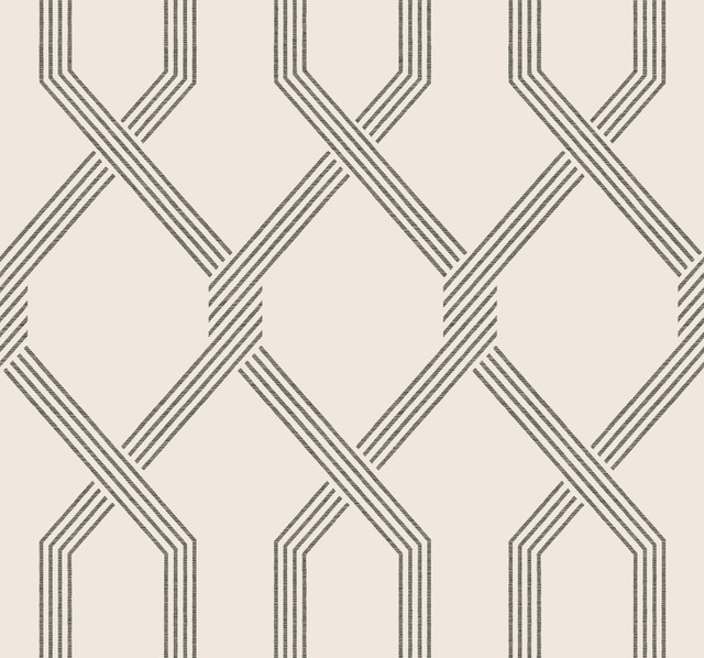 Palisade Black Wallpaper by Ronald Redding Designer Classics Covers about 60.8 square feet 27-in by 27-ft long roll Unpasted 25.25 - Swanky Fabrics - Palisade Black Wallpaper by Ronald Redding Designer Classics Covers about 60.8 square feet 27-in by 27-ft long roll Unpasted 25.25 - Swanky Fabrics -