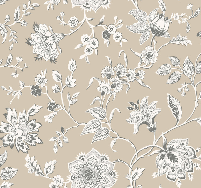Sutton Taupe Wallpaper by York Wallcoverings Designer Toile Resource Library Covers about 60.8 square feet 27-in by 27-ft long roll Unpasted 25.25 - Swanky Fabrics - Sutton Taupe Wallpaper by York Wallcoverings Designer Toile Resource Library Covers about 60.8 square feet 27-in by 27-ft long roll Unpasted 25.25 - Swanky Fabrics -