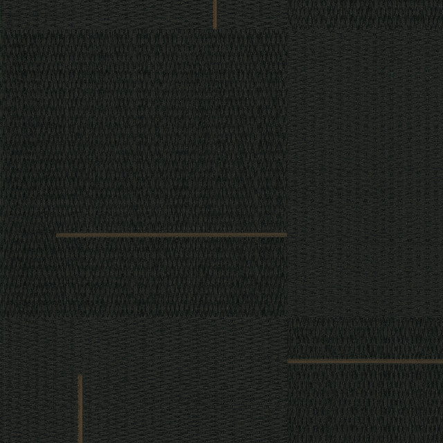 Geo Block Weave Black Wallpaper by York Wallcoverings Designer Signature Textures Resource Library Covers about 57.5 square feet 20.9-in by 33-ft long roll Unpasted 20.8 - Swanky Fabrics - Geo Block Weave Black Wallpaper by York Wallcoverings Designer Signature Textures Resource Library Covers about 57.5 square feet 20.9-in by 33-ft long roll Unpasted 20.8 - Swanky Fabrics -