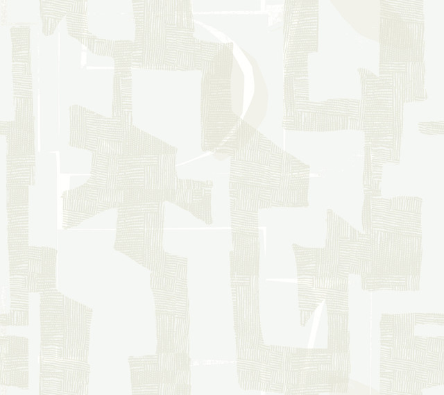 Modern Tribal Dove & Sand Wallpaper by York Wallcoverings Designer Artistic Abstracts Covers about 60.8 square feet 27-in by 27-ft long roll Unpasted 24 - Swanky Fabrics - Modern Tribal Dove & Sand Wallpaper by York Wallcoverings Designer Artistic Abstracts Covers about 60.8 square feet 27-in by 27-ft long roll Unpasted 24 - Swanky Fabrics -