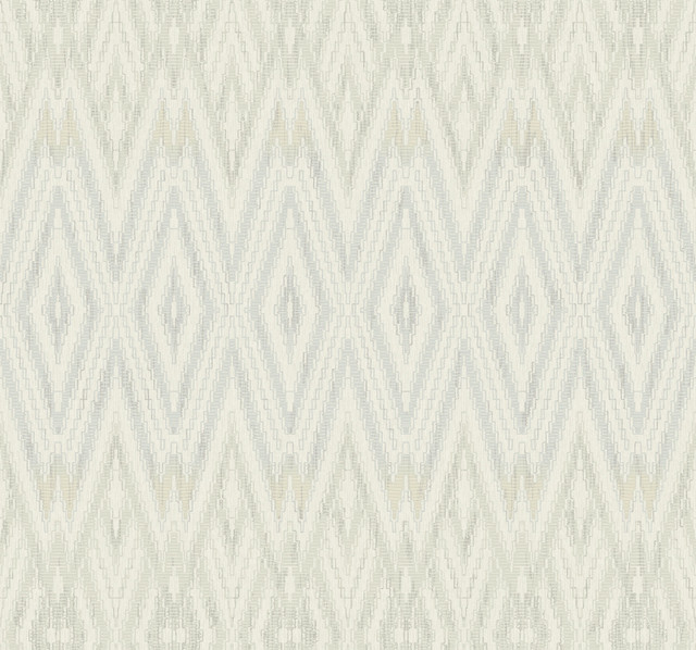 Diamond Marquise Blue & Neutral Wallpaper by Candice Olson Designer Candice Olson Casual Elegance Covers about 60.8 square feet 27-in by 27-ft long roll Unpasted 25.25 - Swanky Fabrics - Diamond Marquise Blue & Neutral Wallpaper by Candice Olson Designer Candice Olson Casual Elegance Covers about 60.8 square feet 27-in by 27-ft long roll Unpasted 25.25 - Swanky Fabrics -