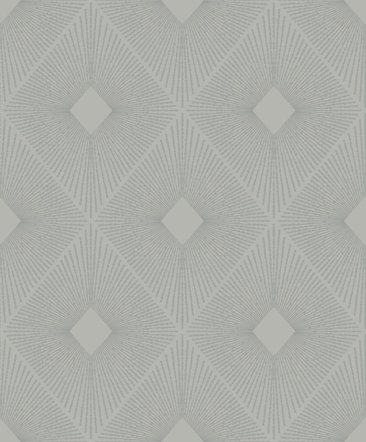 Harlowe Light Grey & Silver Wallpaper by Antonina Vella Designer Antonina Vella Modern Metals Second Edition Covers about 57.2 square feet 20.8-in by 33-ft long roll Unpasted 12.6 - Swanky Fabrics - Harlowe Light Grey & Silver Wallpaper by Antonina Vella Designer Antonina Vella Modern Metals Second Edition Covers about 57.2 square feet 20.8-in by 33-ft long roll Unpasted 12.6 - Swanky Fabrics -