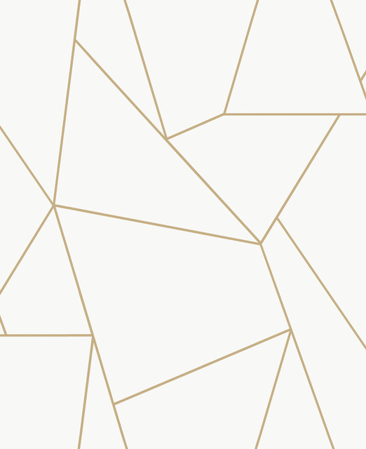Nazca White & Gold Wallpaper by Antonina Vella Designer Antonina Vella Modern Metals Second Edition Covers about 57.2 square feet 20.8-in by 33-ft long roll Unpasted 25.2 - Swanky Fabrics - Nazca White & Gold Wallpaper by Antonina Vella Designer Antonina Vella Modern Metals Second Edition Covers about 57.2 square feet 20.8-in by 33-ft long roll Unpasted 25.2 - Swanky Fabrics -
