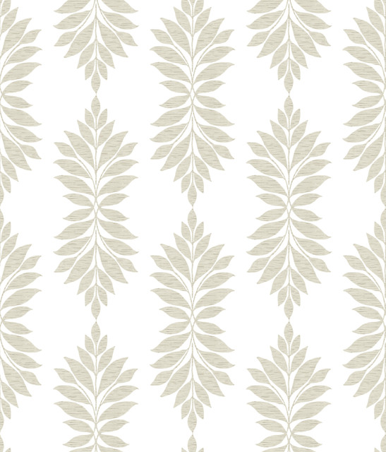 Broadsands Botanica Beige Wallpaper by Inspired by Color Designer Beige & Neutrals Covers about 56.4 square feet 20.5-in by 33-ft long roll Prepasted 24 - Swanky Fabrics - Broadsands Botanica Beige Wallpaper by Inspired by Color Designer Beige & Neutrals Covers about 56.4 square feet 20.5-in by 33-ft long roll Prepasted 24 - Swanky Fabrics -