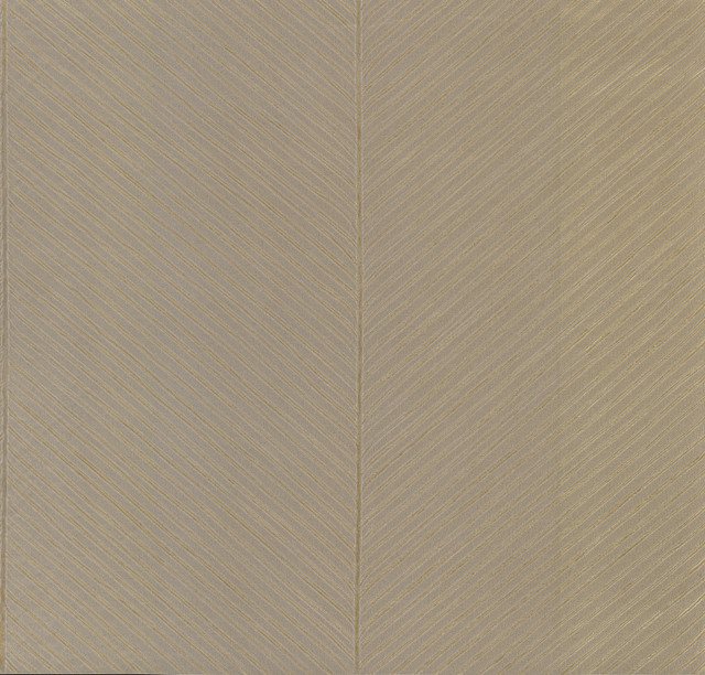 Palm Chevron Taupe & Gold Wallpaper by York Wallcoverings Designer Tropics Resource Library Covers about 56.9 square feet 20.8-in by 32.8-ft long roll Unpasted 20.87 - Swanky Fabrics - Palm Chevron Taupe & Gold Wallpaper by York Wallcoverings Designer Tropics Resource Library Covers about 56.9 square feet 20.8-in by 32.8-ft long roll Unpasted 20.87 - Swanky Fabrics -