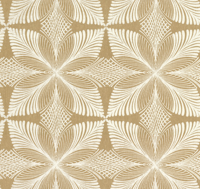 Roulettes Gold Wallpaper by Ronald Redding Designer Handcrafted Naturals Covers about 60.8 square feet 27-in by 27-ft long roll Unpasted 25.25 - Swanky Fabrics - Roulettes Gold Wallpaper by Ronald Redding Designer Handcrafted Naturals Covers about 60.8 square feet 27-in by 27-ft long roll Unpasted 25.25 - Swanky Fabrics -
