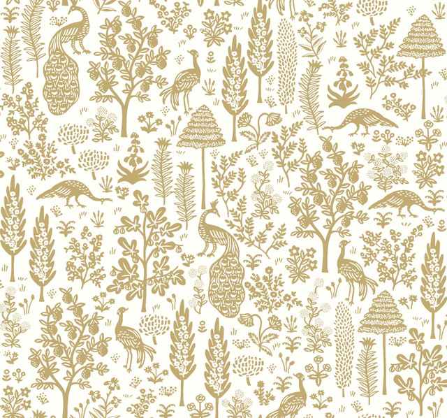 Menagerie Toile Beige Wallpaper by Rifle Paper Co. Designer Rifle Paper Co. Second Edition Covers about 60.8 square feet 27-in by 27-ft long roll Unpasted 25.25 - Swanky Fabrics - Menagerie Toile Beige Wallpaper by Rifle Paper Co. Designer Rifle Paper Co. Second Edition Covers about 60.8 square feet 27-in by 27-ft long roll Unpasted 25.25 - Swanky Fabrics -